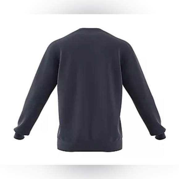 NWT• ADIDAS Big Logo Crew Neck Long Sleeve Sweatshirt.”Legend Ink” Blue, Size:XL - Picture 3 of 11